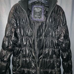 Men's Black Puffer Jacket | Heritage 1981 | Medium
